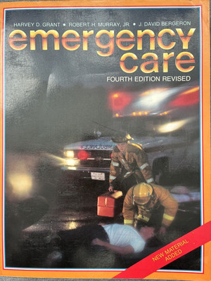 Emergency Care  / First Aid, Grant, Murray, (U.S. Import) ISBN 0893032581