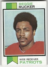 1973 Topps Reggie Rucker Rookie #517 New England Patriots RC