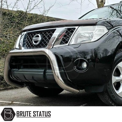 Für Nissan Navara D40 2005-2015 Bull Bar Chrom (Stoßstangenschutz)
