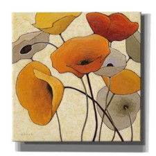 Epic Graffiti 'Pumpkin Poppies III' by Shirley Novak, Canvas Wall Art, 18