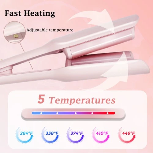 Welleneisen Lockenstab Locken für Haare 32mm Meerjungfrau Welleneisen 2 Farben - Bild 3 von 13