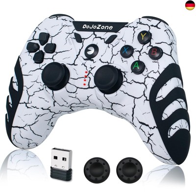 DoJoZone PC Controller Wireless, PS3 Controllers Gamepad PC mit Hall Effect