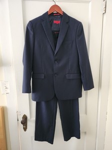 Gioberti Boys Suit 16 Navy Blue 2 Button 3 Piece Blazer Pants Vest Formal