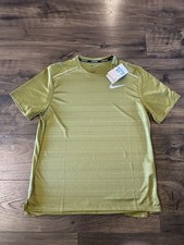 Nike Men  s Dri Fit Miler Running Shirt AJ7565-307 Dijon Gold Reflective Medium