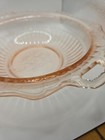 Anchor Hocking MAYFAIR Pink 11" Handle ROUND Vegetable SERVING BOWL — photo 3