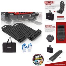 BUNKER INDUST Recovery Tracks 2 Pack for Off Road 4X4 Cars Trucks Van