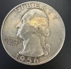 1956 25C Washington Quarter BU - 90% Silver