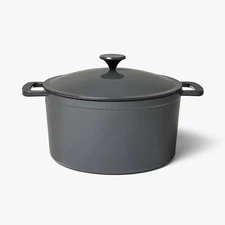 7.5qt Enamel Dutch Oven Dark Gray - Figmint