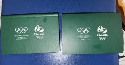 2016 RIO OLYMPIC GAMES PARTICIPATION MEDAL with ORIGINAL BOX/SLEEVE