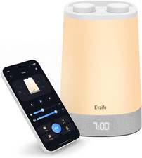 Baby Sound Machine, Nursery Night Light for Kids, Alarm Clock, White Noise Mach