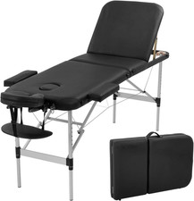 Aluminium Massage Bed Portable Massage Table 24 Inch Wide Lash Bed Height Adjust