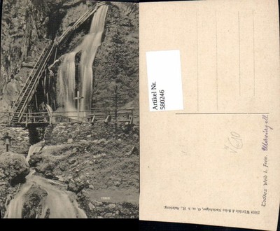 580246,Todtes Weib Wasserfall b. Frein a. d. Mürz Neuberg an der Mürz pub Würthl