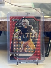 2025 Prizm Draft Picks Josh Allen Red Finite Prizm /125 Buffalo Bills #200 SSP