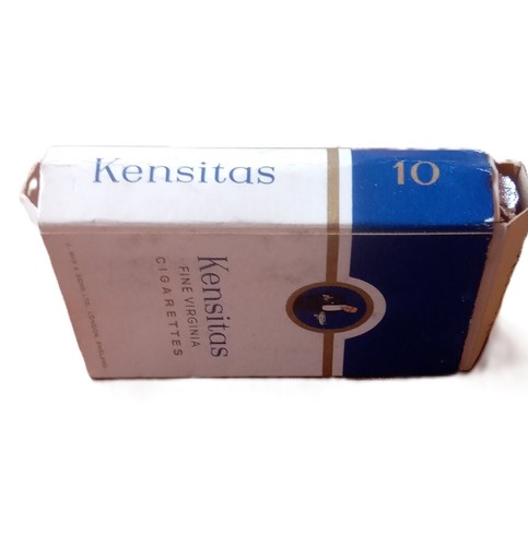 Vintage Empty Box 10 Kensitas Fine Virginia Cigarettes - Picture 3 of 4