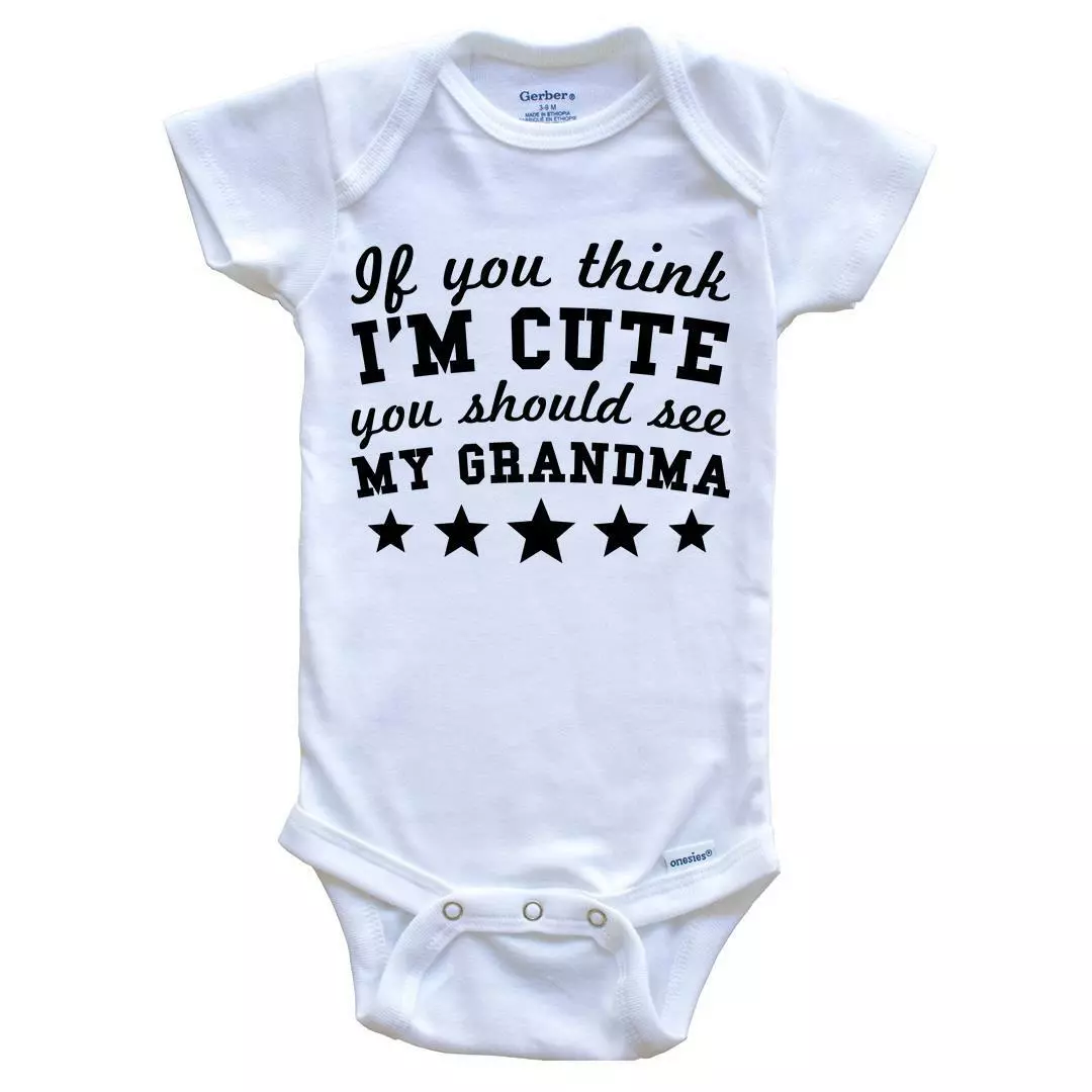 Cute grandma store onesies