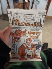 Vintage 2003 McDonalds Happy Meal Bag Mcdonald Characters
