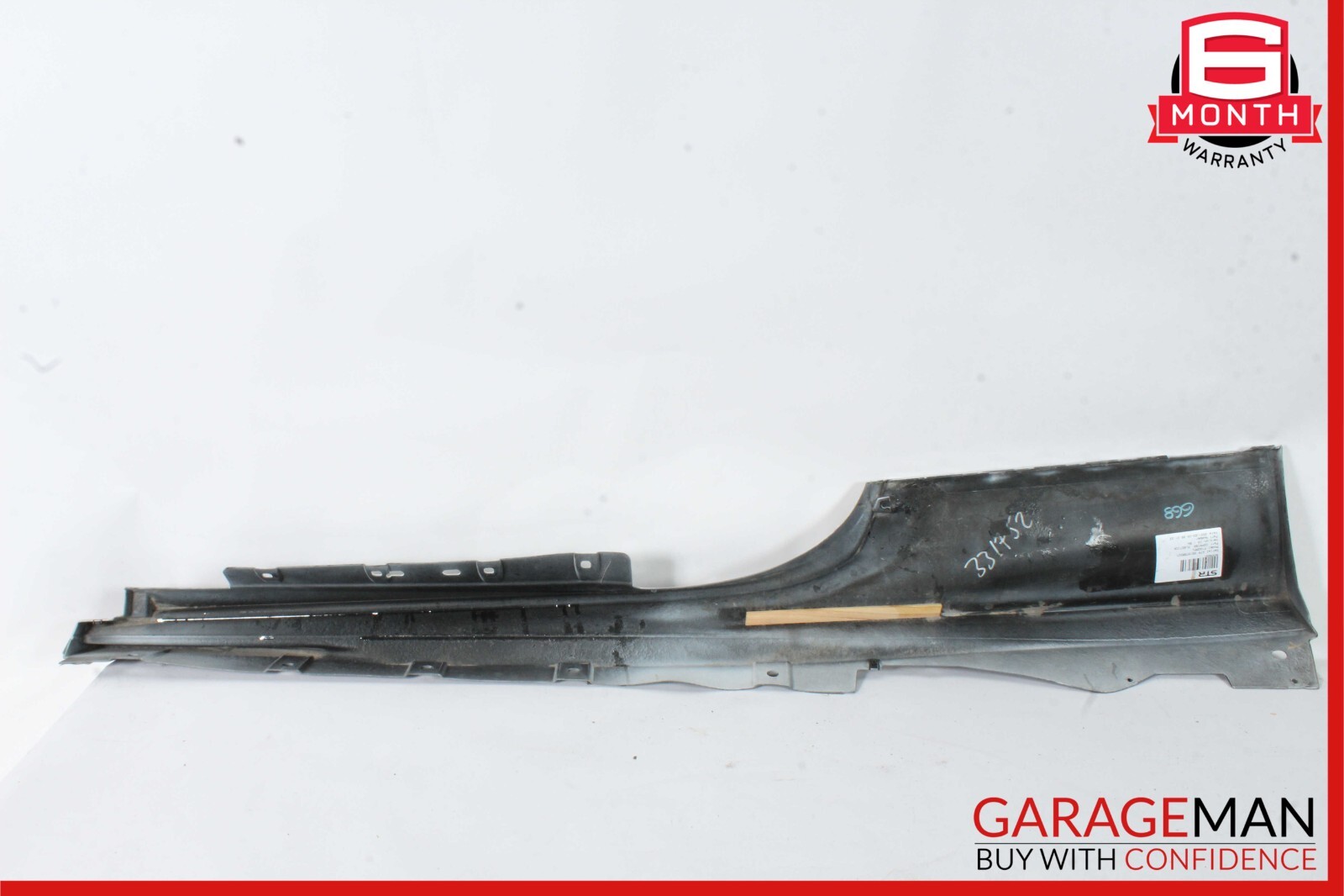 20-22 Ferrari F8 Right Side Rocker Skirt Moulding Trim Panel Cover White OEM