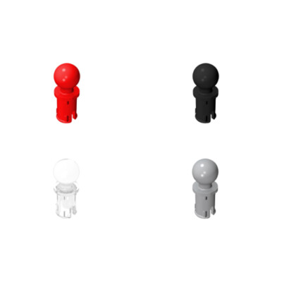 ZITIANYOUBUILD 100x 6628 Ball With Friction Snap 100% Compatible Bricks