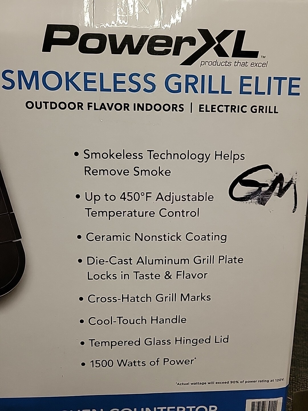 Brand New PowerXL Smokeless Grill Elite Outdoor Flavor Indoors Electric