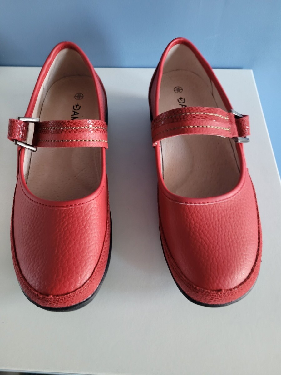 Touch Fasten Damart Slippers Damart Touch Fasten Shoes Red (uk3E) UK