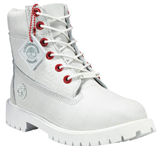 AUTHENTIC Timberland Junior 6'' Boot Exotic White TB0A1PKX AUTHENTIC Timberland Junior 6'' Boot Exotic White TB0A1PKX