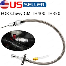 For GM Chevy Flexible Stainless Transmission Dipstick TH350 TH400 Turbo SBC BBC