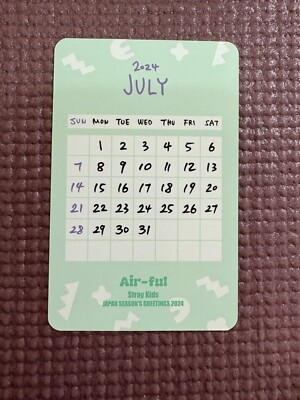 Stray Kids Air-ful 2024カレンダー付き Stray Kids 2024 Japan Season's Greetings 