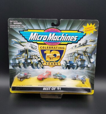 Vintage 1996 Micro Machines Celebrating 10 Years Best of 91 Set