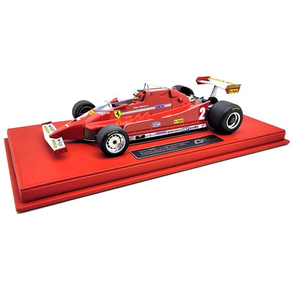 1980 Replica Gp Gilles Villeneuve Ferrari 126C Italian Gp - 1/18 Gpreplicas-image
