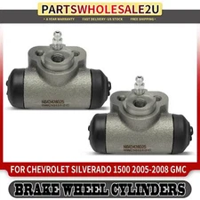 2Pcs Rear Drum Brake Wheel Cylinder for Chevrolet Silverado 1500 GMC Sierra 1500