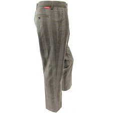 Dwyers & Co. Funky Checked Designer Flat Front Golf Trousers Kerry