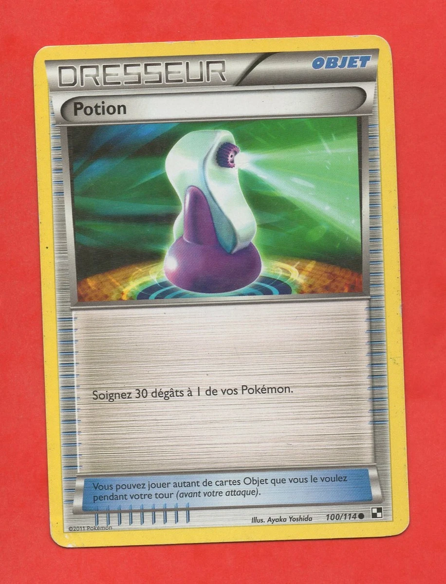 Pokemon Entrenador N° 100/114 - Poción (A6628) Carta Individual JCC 2011 Francés