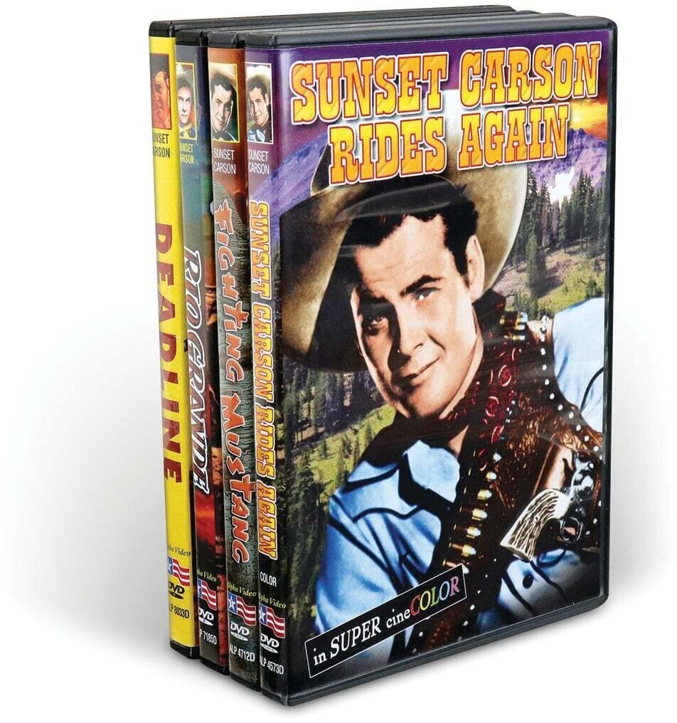 Sunset Carson Collection (4-DVD) (DVD) Sunset Carson