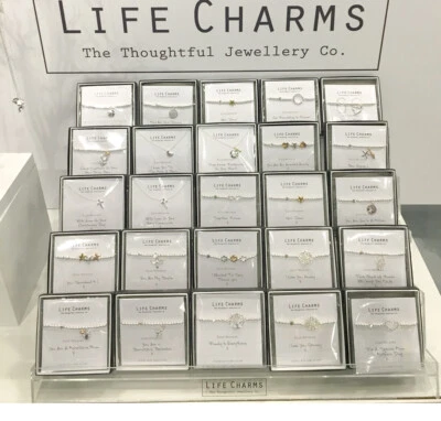 Life Charm Beaded Bracelets - Gifts for Friends Family Like Joma Jewellery Boxed - Image 1 of 3