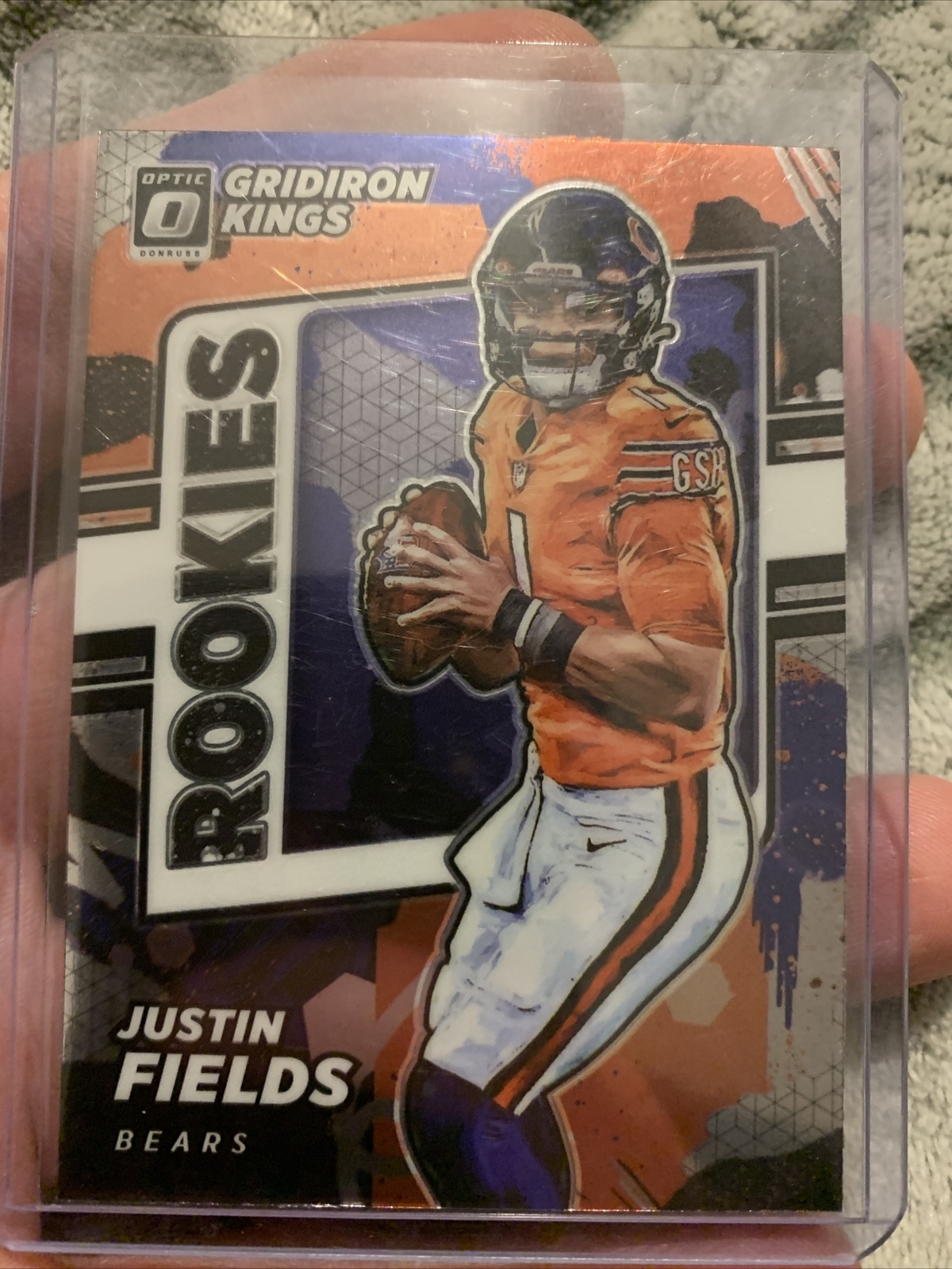 2021 Donruss RC Justin Fields Gridiron Kings Rookie Bears RGK-4