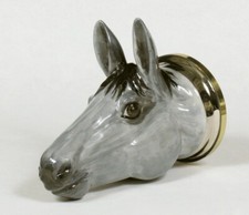 Horse  stirrup cup Staffordshire English, fine bone china