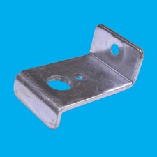 4x 40mm, 90° Degree Angled Asymmetric Steel S-Shape Brace Fixing 3 Hole Bracket