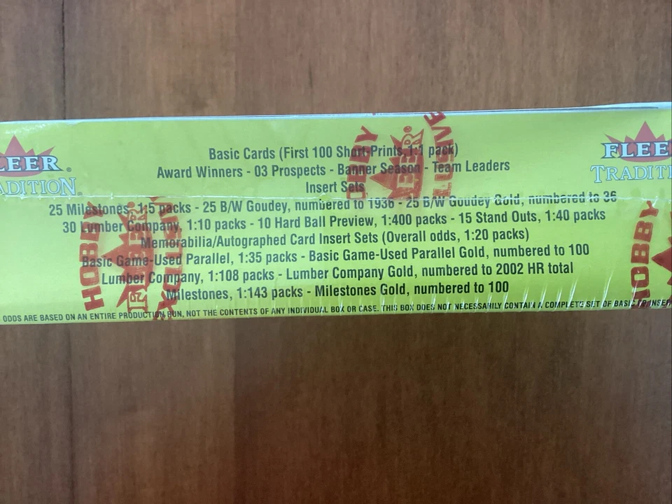 2003 Fleer Tradition Baseball Hobby Box - Image 4 of 4