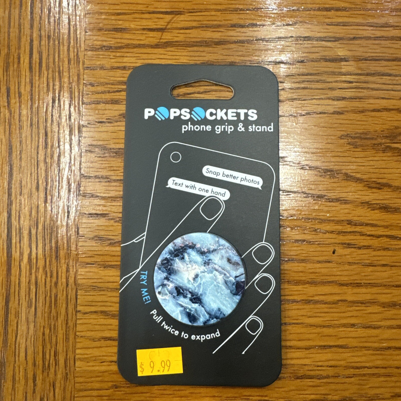 PopSocket Phone Grip & Stand Universal Banded Agate NEW-image