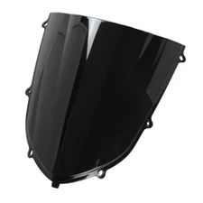 Motorcycle Black Windscreen for 2004 2005 Kawasaki ZX10R 04 05 ABS Windshield