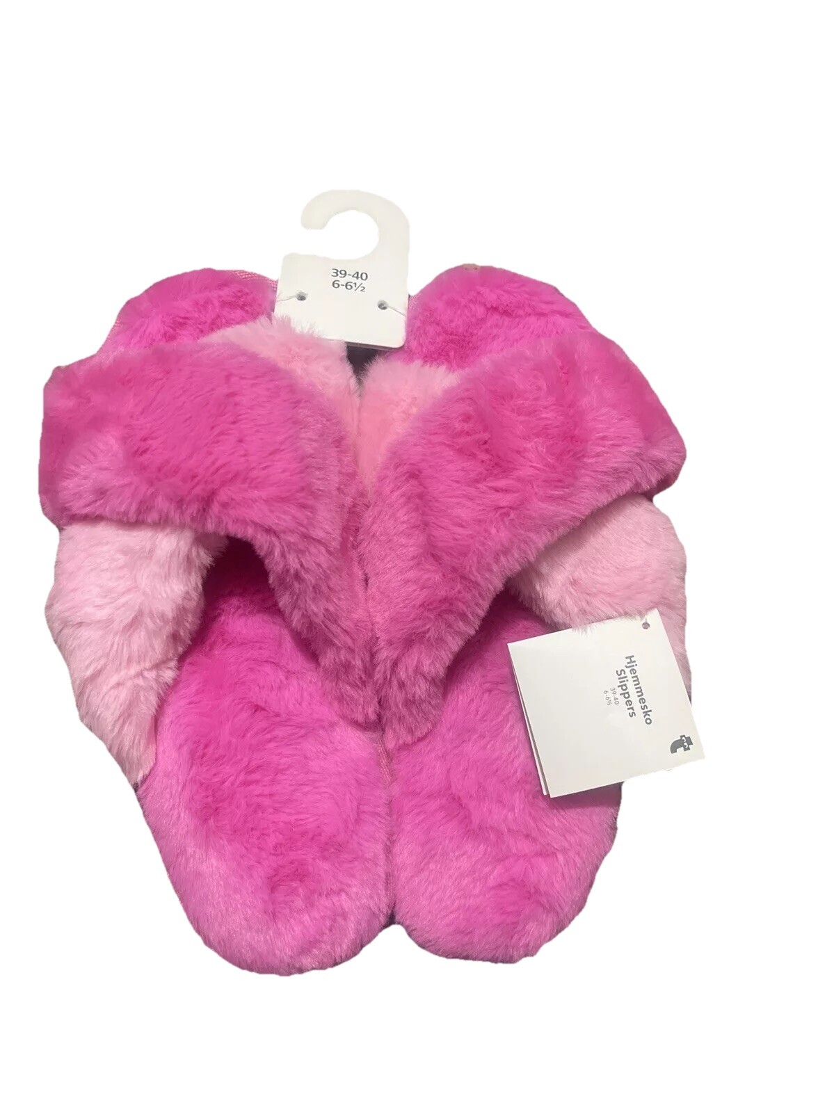 SAOLA Pantofole donna pelliccia sintetica accoglienti soffici calde suola piatta slider rosa San Valentino