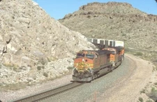 BNSF 4964 C44-9W KINGMAN CANYON AZ ORIGINAL SLIDE 10-02-17 T14-4