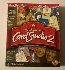 Hallmark Card Studio 2 Deluxe PC CD-Rom Windows Sierra 3-Disc Set