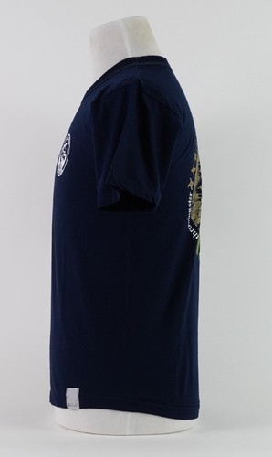 Kume JP T-Shirt Tokyo 1935 Ninja Kamakura Era Navy Throwing Star Made in Japan - Picture 3 of 12