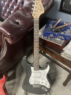Maroone 5 Signed Fender Squire Strat Guitar 