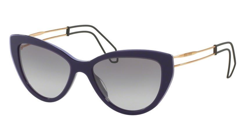 Miu Miu Sunglasses Women MU12RSA USN3E2 55MM Lilac Dark  display picture 2