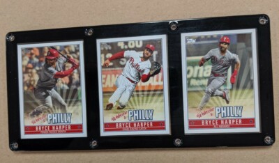 BRYCE HARPER 3 CARD PLAQUE PHILADELPHIA PHILLIES