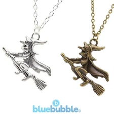 Bluebubble WITCH OF THE WEST Necklace Halloween Funky Fancy Dress Gothic Magic