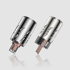 Pair Viborg VE512 Pure Copper Schuko EU Power Connector HiFi Mains Power Plug