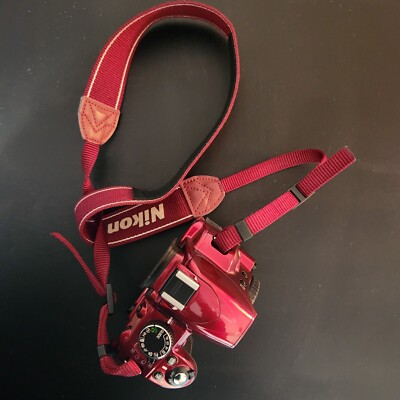 Nikon D3100 Digital SLR Camera Red With Lens and Accessories | eBay